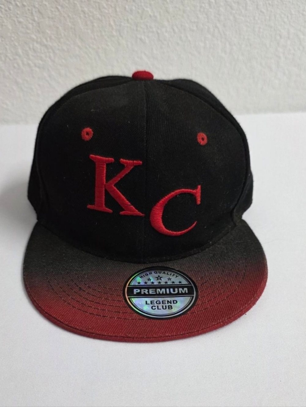 Legend Club KC Royals New Era Scarlet Black Snapback Ballcap